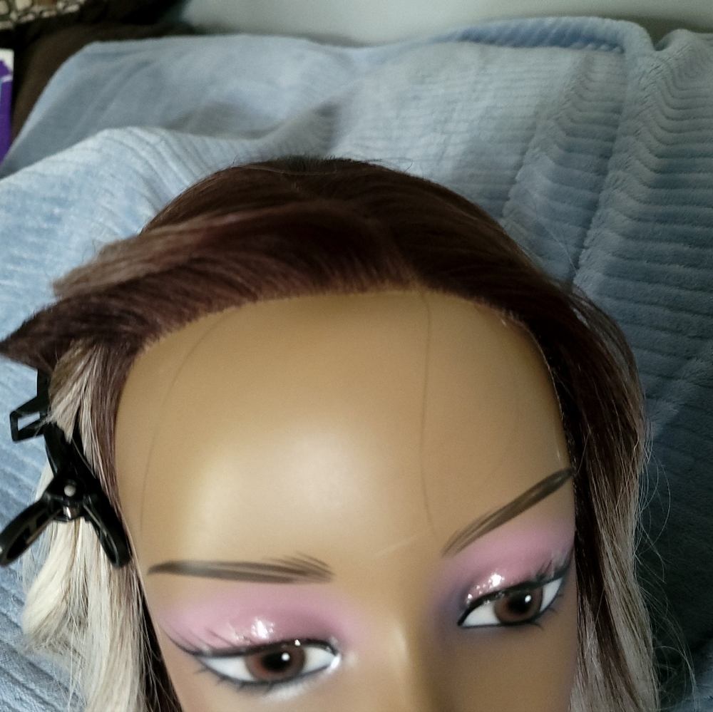 Chelsey Smith Crowns Wig! True Platinum Mixed W Medium Brown - Picture 8 of 14